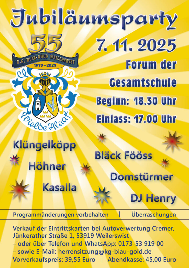 2025 Flyer Jubiläum