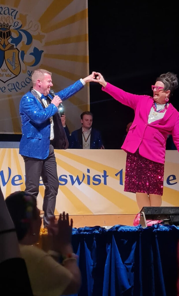 Präsident und Lieselotte Lotterlappen